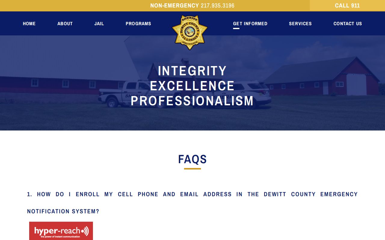 DeWitt County Sheriff arrest warrant and FOIA guidance
