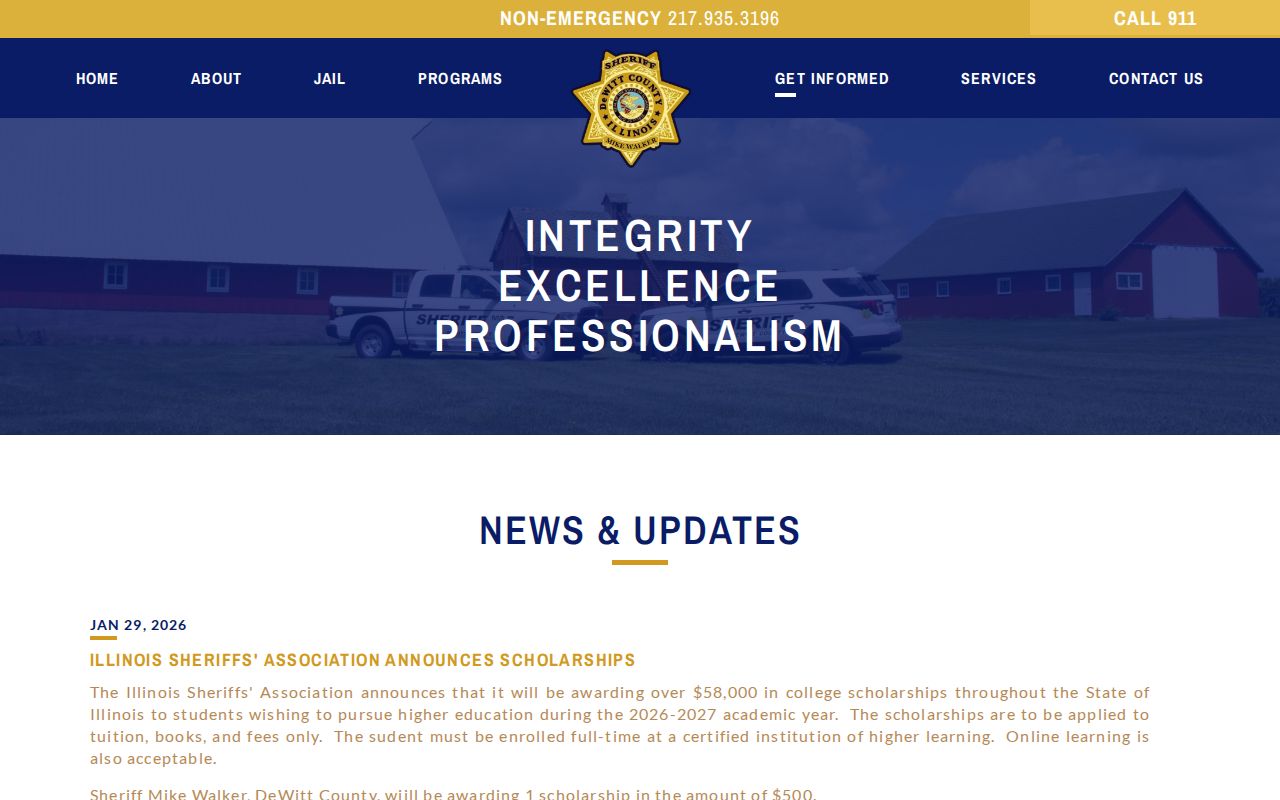 DeWitt County Sheriff news source for recent arrest updates