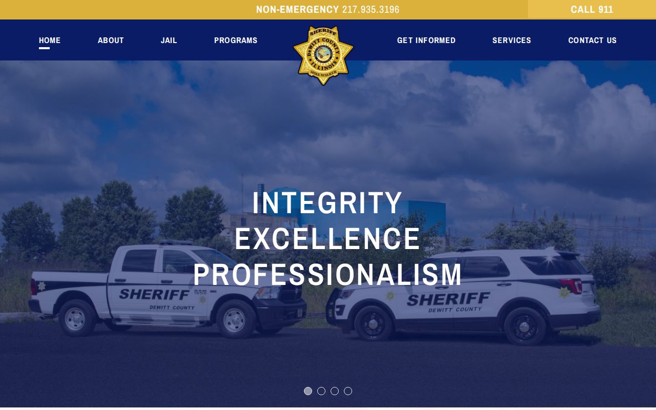 DeWitt County Sheriff official page for Wapella arrest and rural service records